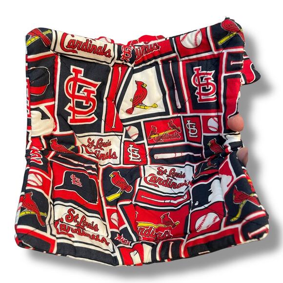 St Louis Cardinals Quilted Hot Pad Bowl Cozy Microwave MLB Baseball Set of 3 - Picture 3 of 11